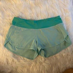 Lululemon Speed Up Shorts Blue